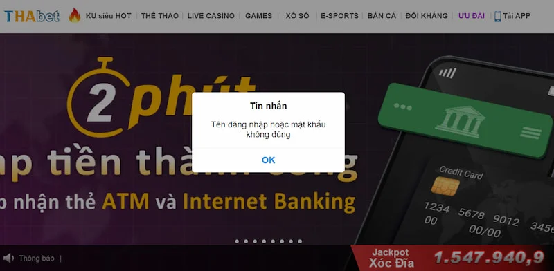 Tại sao trình Kubet đăng nhập bị lỗi